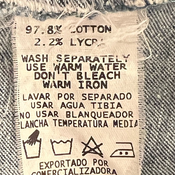 LOI women Colombian stretch skinny  blue jeans /size 14 - Picture 12 of 12